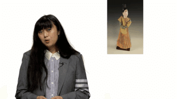 Yukina Zhang presenting on "the Tang Barbie"