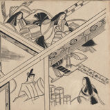 Illustration from the Tale of Genji