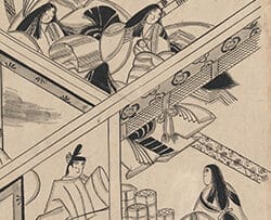 Illustration from the Tale of Genji