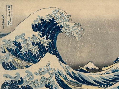 Image of Hokusai print The Great Wave off Kanagawa