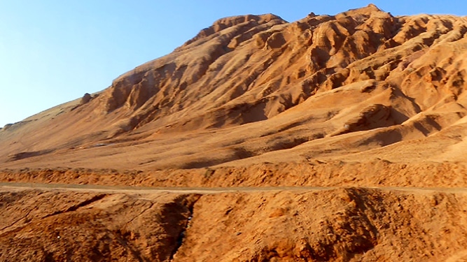 Flame Mountain Turpan Xinjiang China - Credit: Hiroki Ogawa