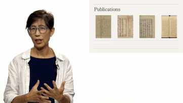 Tina Lu presenting Chinese Short Stories of the Ming Dynasty