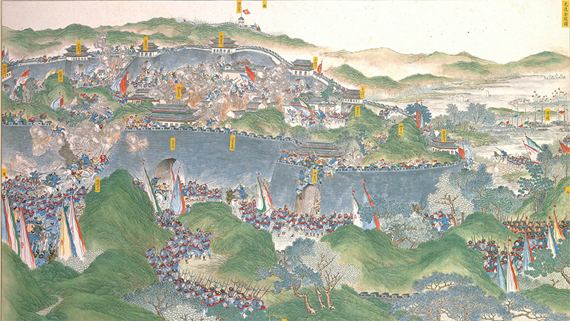 A scene of the Taiping Rebellion, 1850-1864